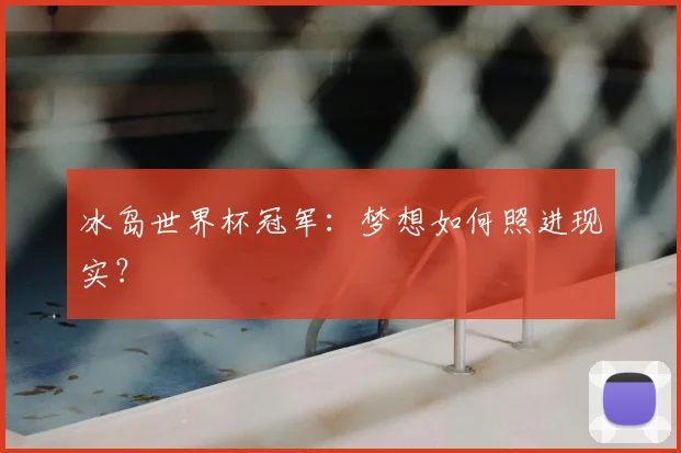 冰岛世界杯冠军：梦想如何照进现实？
